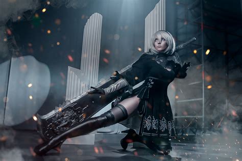 Nier Automata 2b Cosplaygirl 4k Hd Games 4k Wallpapers Images