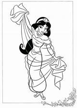 Jasmine Disney Colorare Disegni Da sketch template