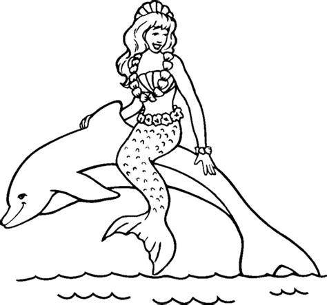 gambar dolphin coloring page printable color pages dolphins mermaids