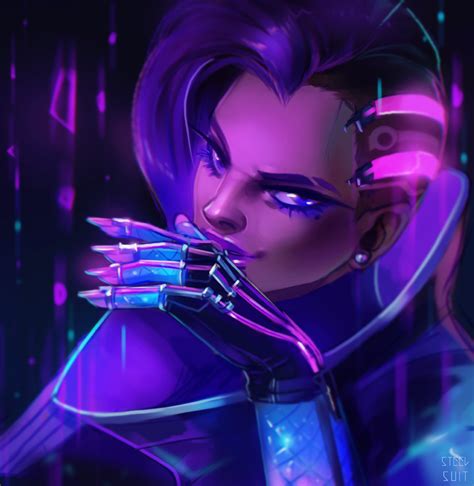 overwatch sombra fan art 12