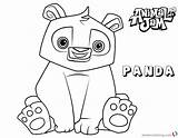 Jam Animal Coloring Pages Panda Printable sketch template