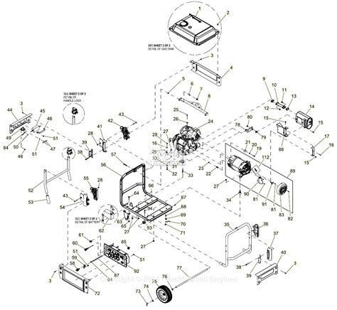 generac  xpe parts diagram  full assembly