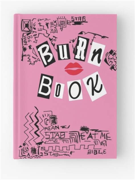 girls burn book hardcover journal  chiaraholton