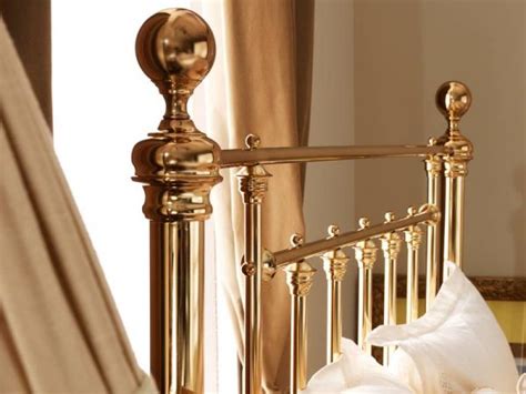 serene furnishings benjamin brass king size headboard in 2020 brass headboard king size