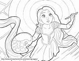 Coloring Pages Disney Paint Painting Rapunzel Tangled Printable Tower Drawing Splatter Princess Print Color 39s Sheet Getcolorings Getdrawings Popular sketch template