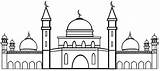 Mosque Islamic Mosques sketch template