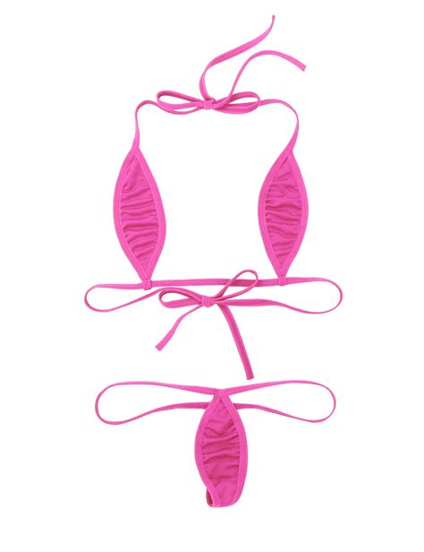 Buy Women Micro Teardrop Bikini Mini G String Thong Bathing Suit