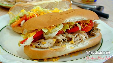 mini chicken subs cook n share world cuisines