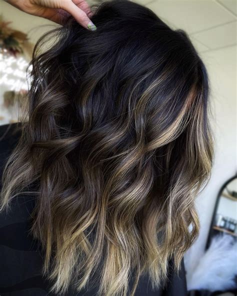 glamorous partial highlights   natural hair color hairstyle