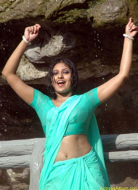 actress monica hot and sexy wet saree photos actress album