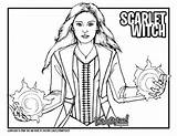 Witch Scarlet Fortune sketch template