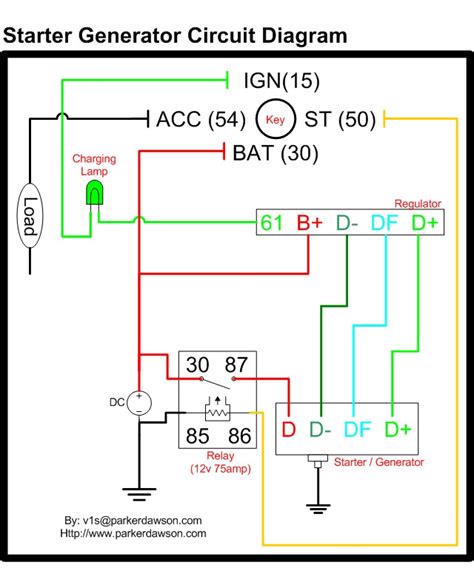 delco starter generator wiring diagram bestn