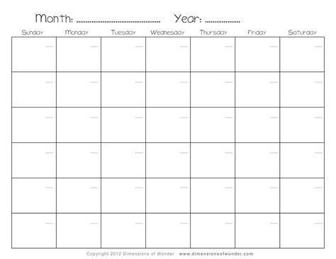 cute printable monthly academic calendar  calendar template site