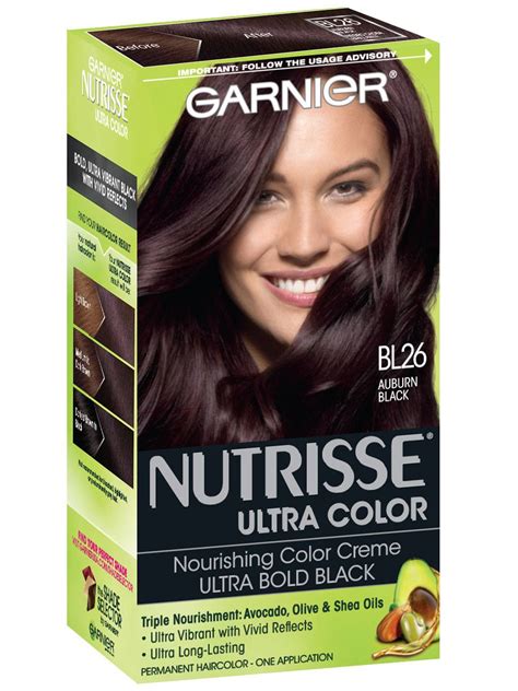 Nutrisse Ultra Color Reflective Auburn Black Hair Color Garnier