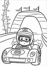 Bubble Guppies Coloring Pages Car Race Printable Guppy Kids Driver Driving Nonny Color Racing Birthday Cars Print Colouring Para Sheets sketch template