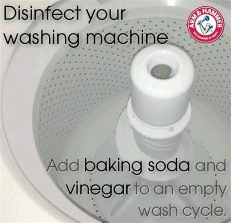 disinfect  washing machine  dishwasher  baking soda