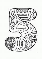 Number Coloring Pages Numbers Kids Mandala Wuppsy Printable Pattern Counting Printables Zentangle Sheets источник Choose Board sketch template