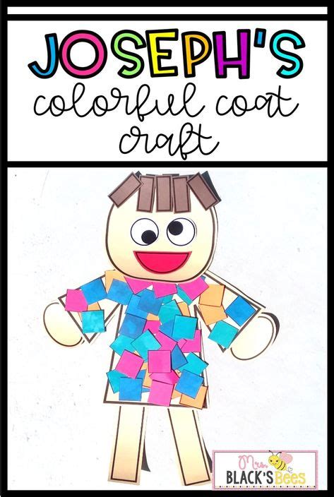 josephs colorful coat craft  grade crafts kindergarten crafts
