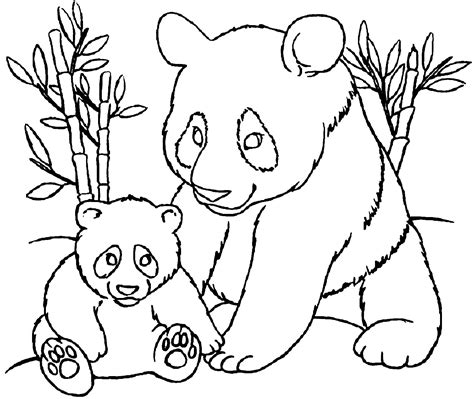 printable panda coloring pages