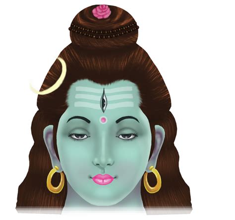 lord shiva face  yin  deviantart