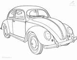 Coloring Volkswagen Pages Car Popular sketch template