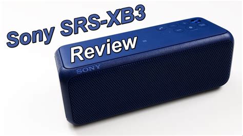 sony srs xb review youtube