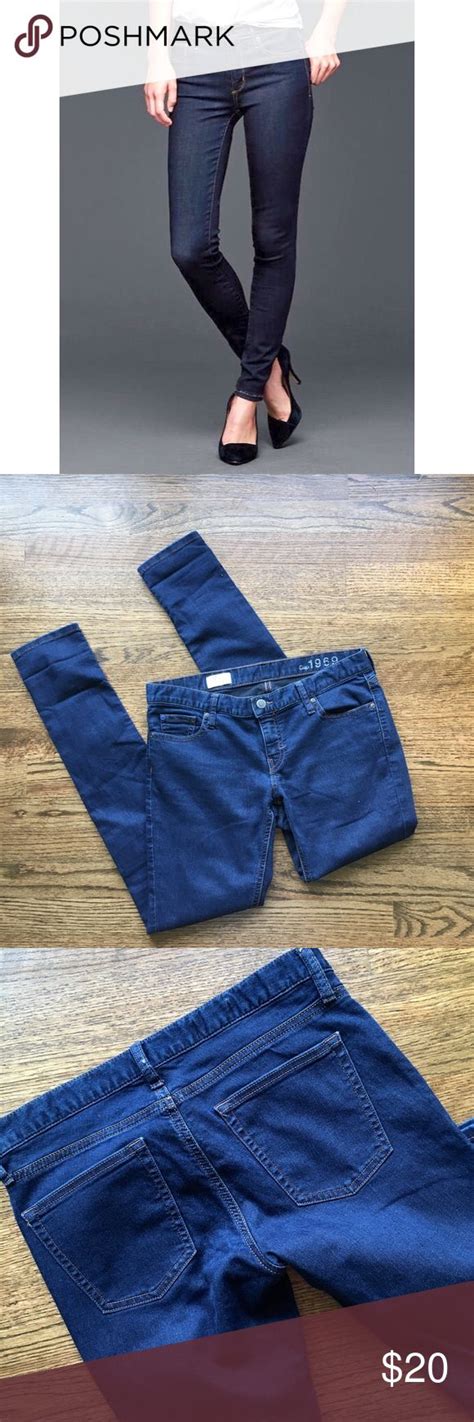 Gap Dark Wash Leggings Jeans Super Stretchy Slim Fit 5