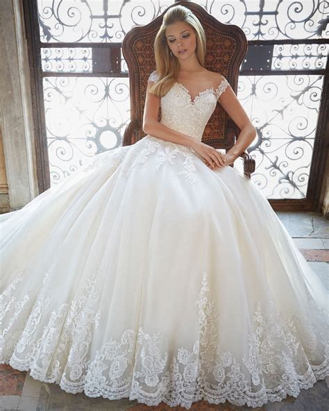 Bridal Gown Ball Gown Lace Princess Wedding Dresses Sexy