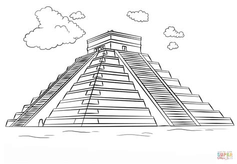 aztec pyramid drawing carinewbi