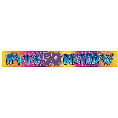birthday banner great foil banner  decorating  parties