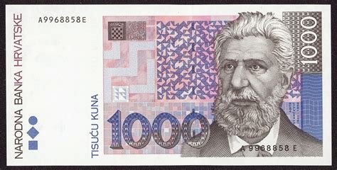 croatia  kuna banknote  ante starcevicworld banknotes coins pictures  money