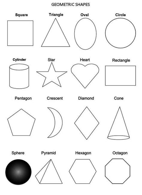 geometric shapes coloring page netart