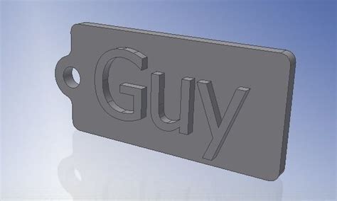 guy  tag key chain fob zipper tag xxin xxmm thick  model