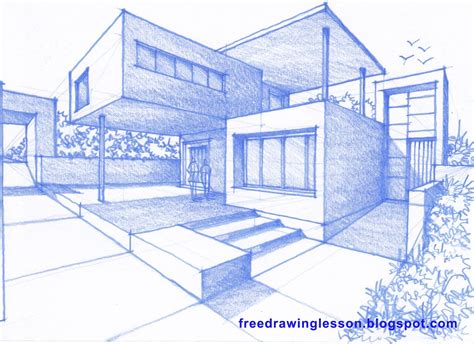 perspective drawing  sketching konzeptzeichnungen architektur