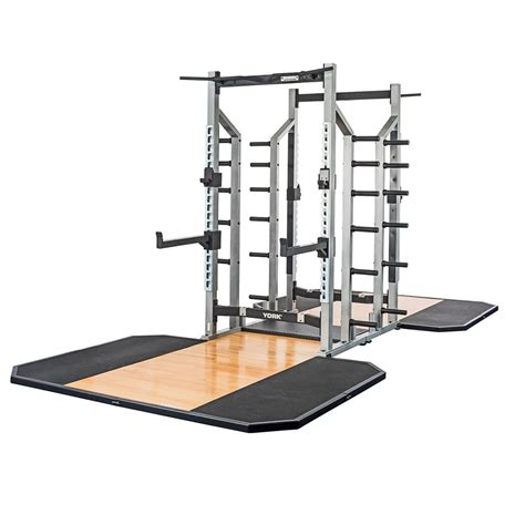 york barbell sts double  rack perfect gym solutions