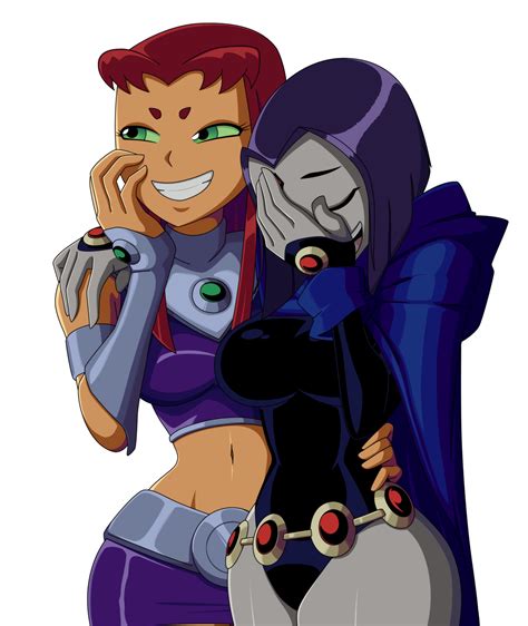 Raven And Starfire Laughing By Ravenravenraven On Newgrounds