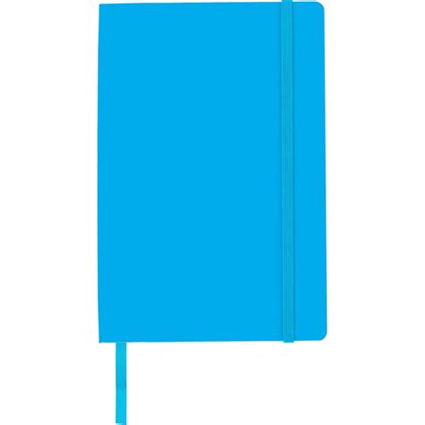 printed pu notebook light blue notebooks