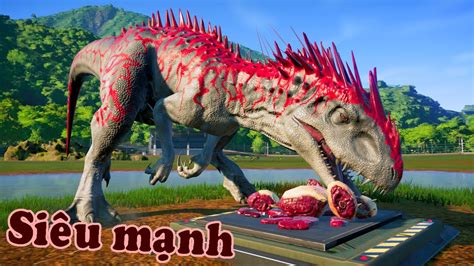 Indominus Rex Mới Skin Max Level 40 Trong Jurassic World