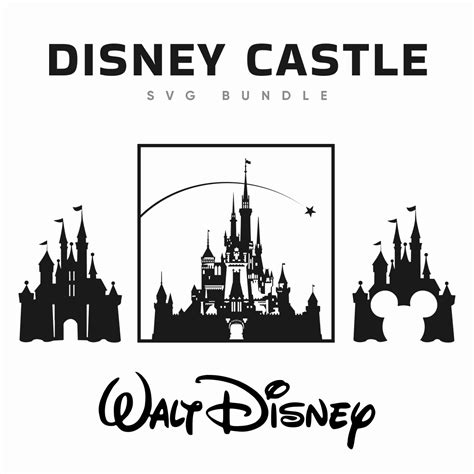 disney castle svg files masterbundles