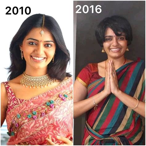 Tamil Vj And Serial Actress Ishwarya Long Hair And Short Hair Time