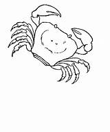 Crab Coloring Pages Kids Printable sketch template