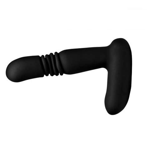 under control thrusting and heating anal plug with remote