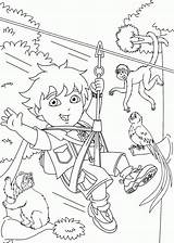 Coloring Go Diego Pages Printable Popular Library sketch template