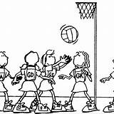 Netball Surrey Coloring Pages Template sketch template