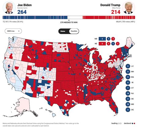 How To Read U S Election Maps As Votes Are Being Counted U Of G News