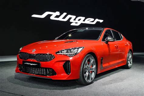 kia stinger official  kmh power outputs confirmed performancedrive