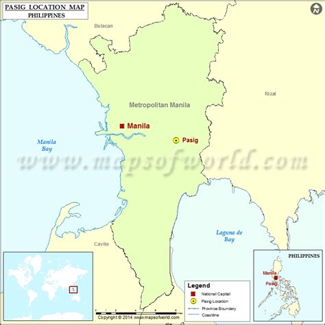 pasig location  pasig  philippines map