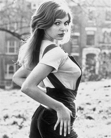 Vintage English Model Madeline Smith Playful And Spunky Showing Off