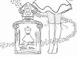 Robe Noire Guerlain Adulte Mademoiselle Stef Divertir Perfume sketch template