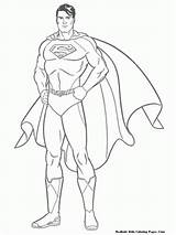 Man Pages Coloring Steel Getcolorings Superman sketch template